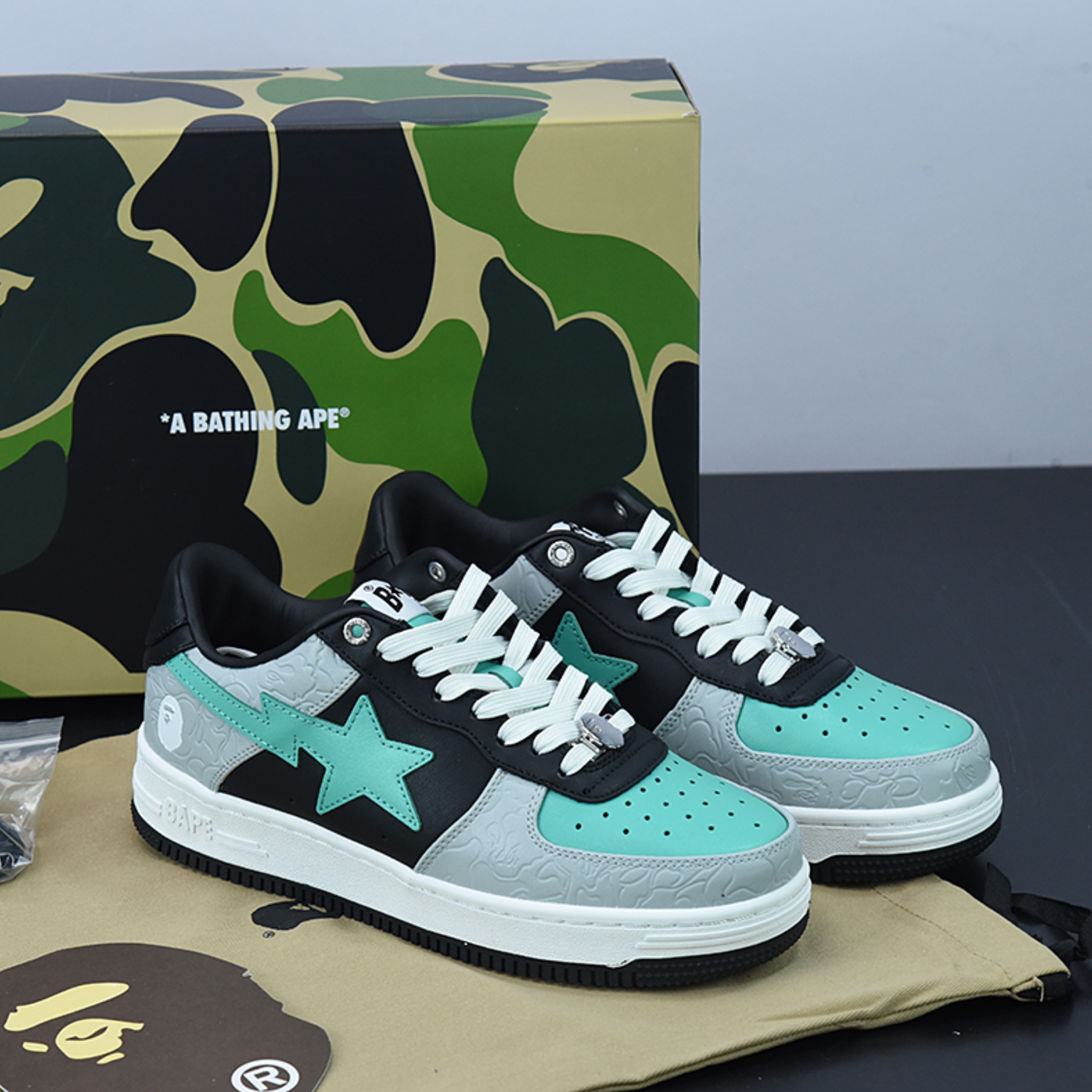 A Bathing Ape BAPE STA™ "Green/Grey"