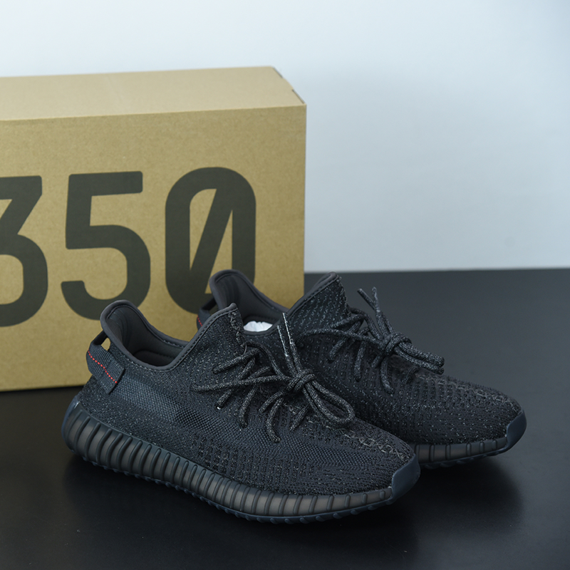 Yeezy 350 2025 v2 black static