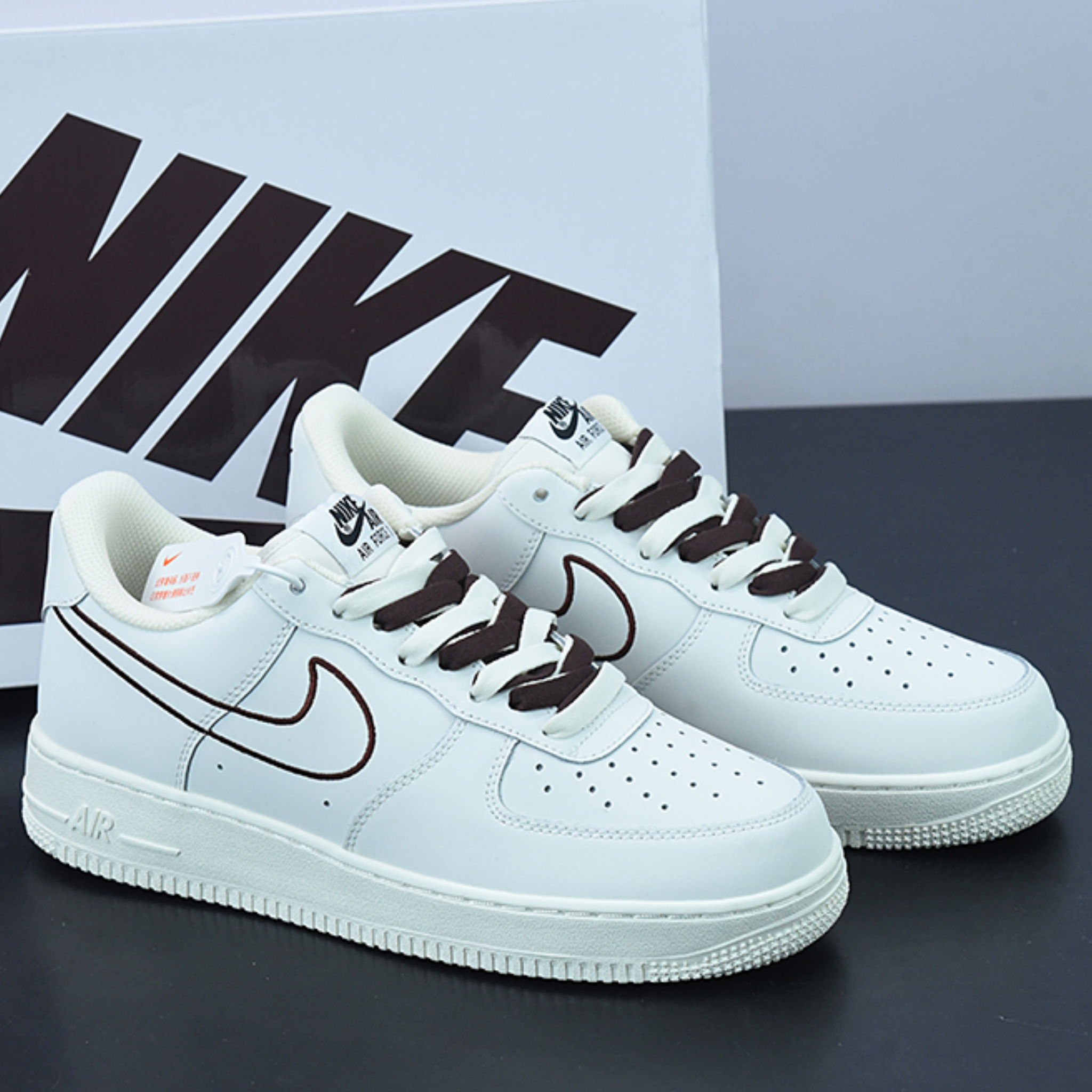 Nike Air Force 1 '07 "Blanc Casse Coffee"