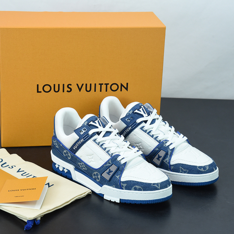 Louis Vuitton Trainer "Dark Blue White"