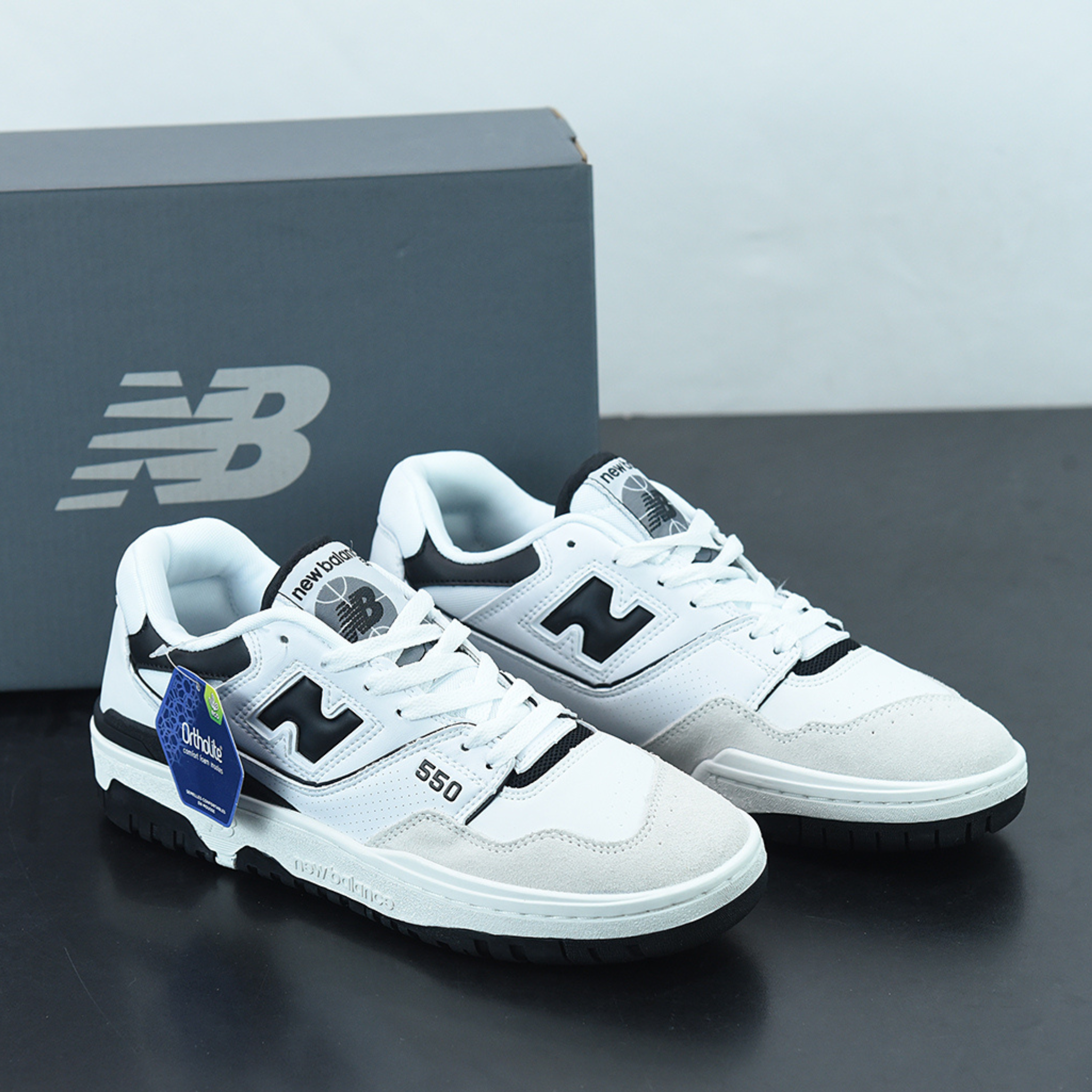 New Balance 550 "Sea Salt Black"