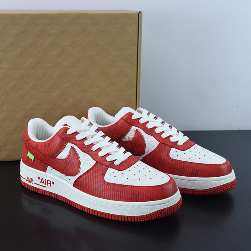 Nike Air Force 1 Low x Louis Vuitton "Red"