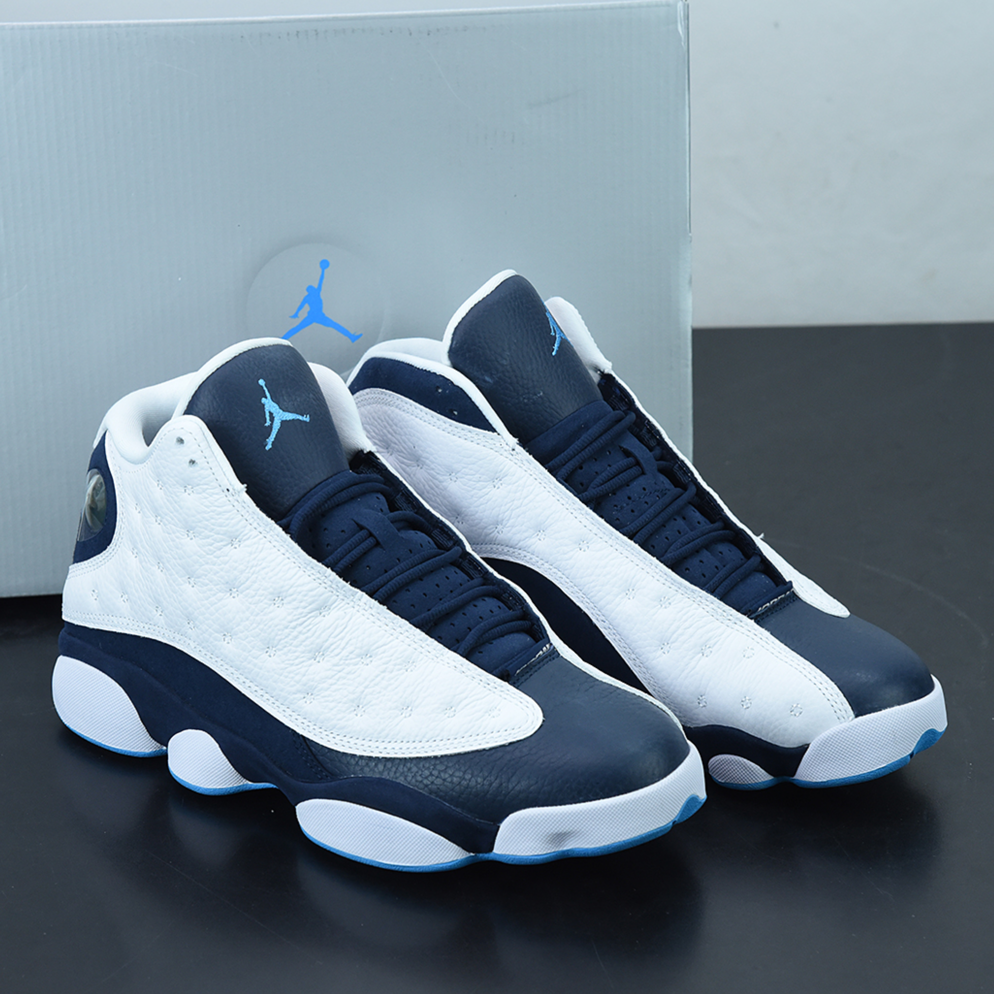 Nike Air Jordan 13 Retro "Obsidian Powder Blue White"