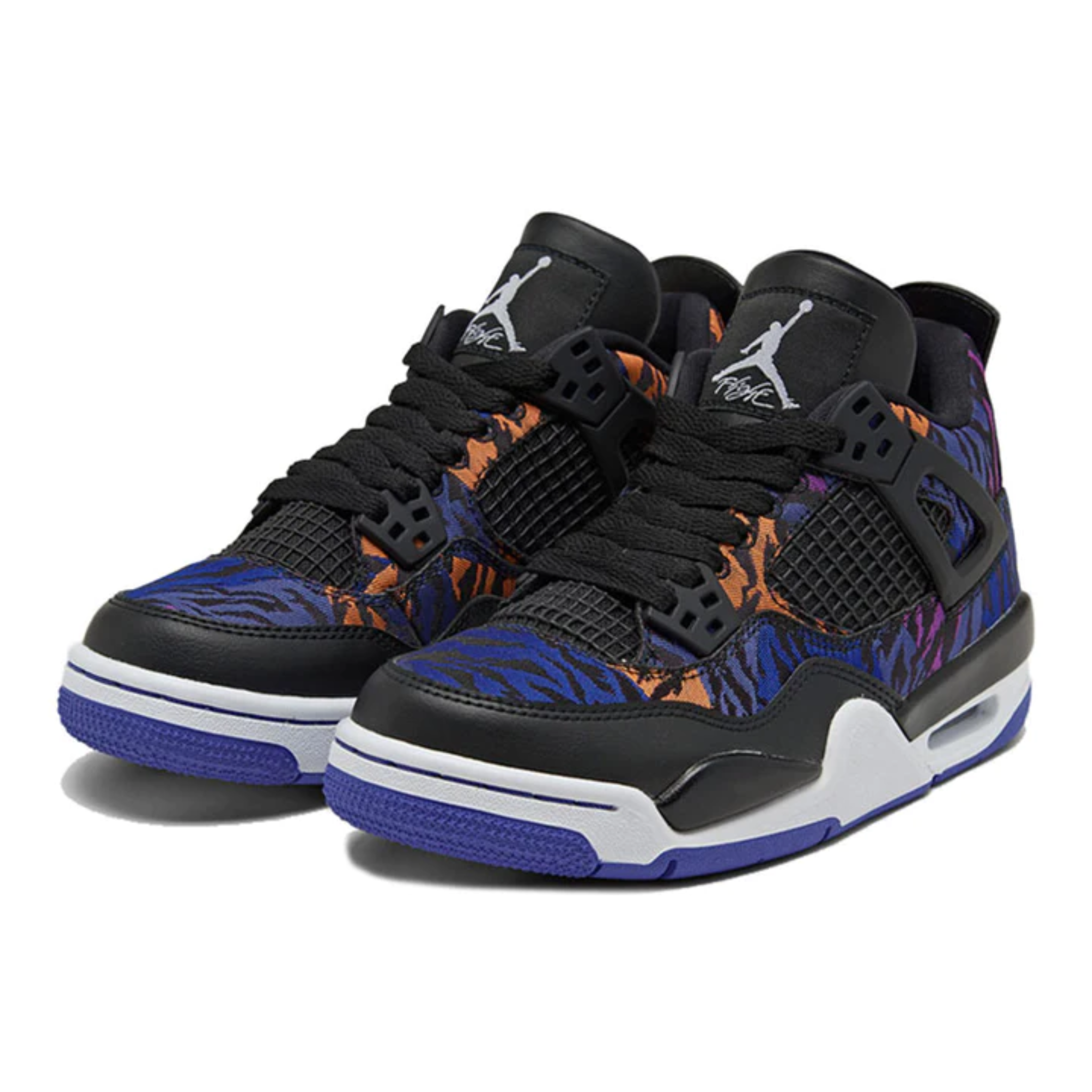 Nike Air Jordan 4 "Black Rush Violet"(GS)