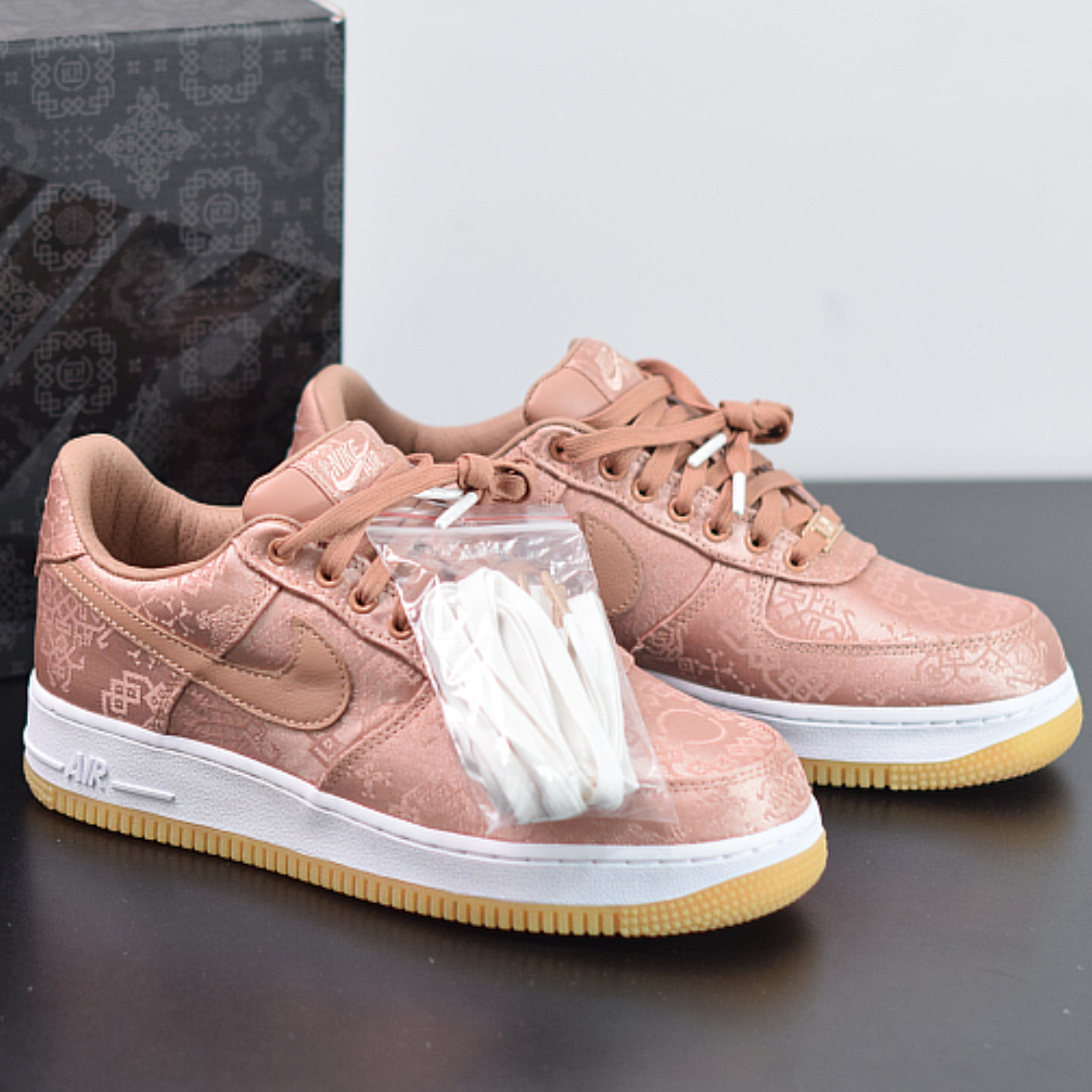 Nike Air Force 1 x Clot "Pink Silk"