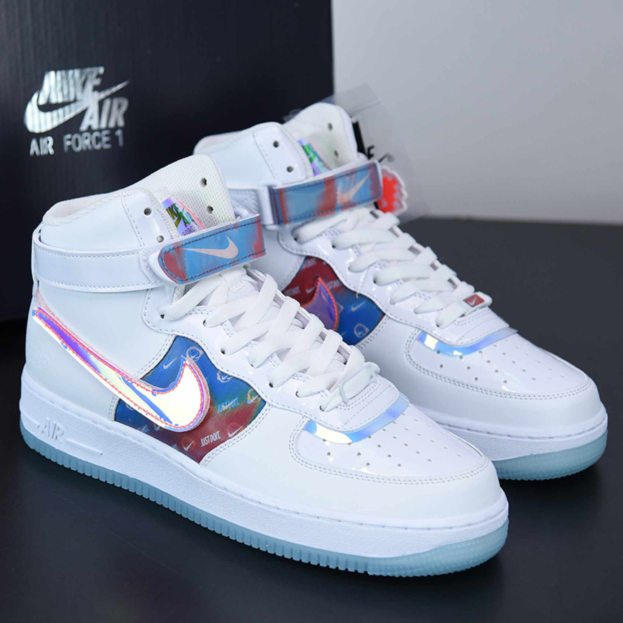 Nike Air Force 1 HI LX "Multi Color White"