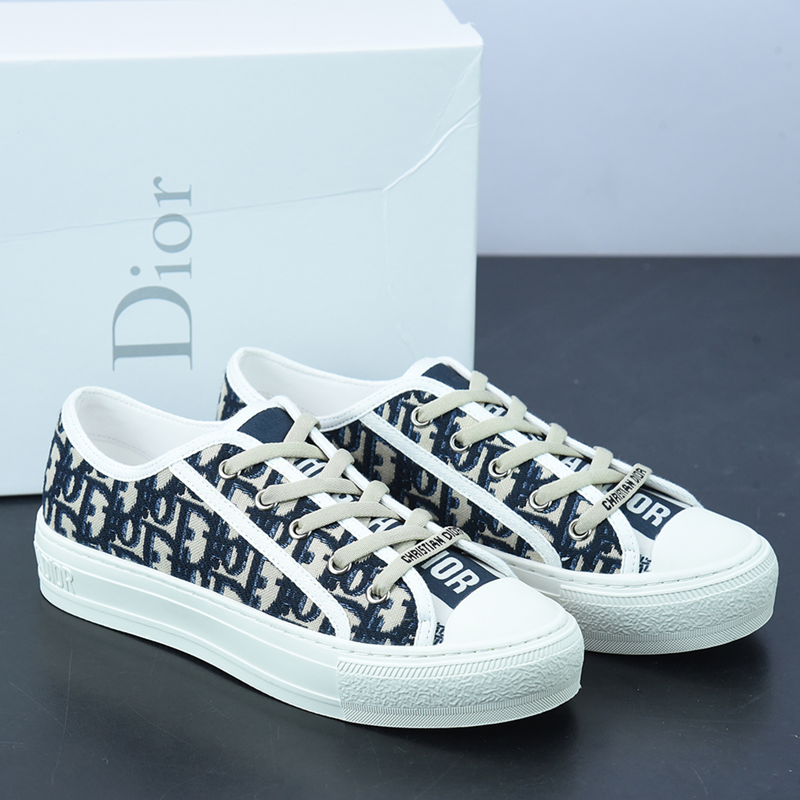 Dior Walk'N Dior Low Top Sneaker "Black/White"
