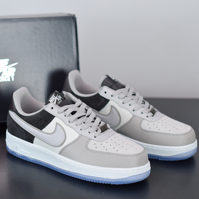 Grey nike hot sale air force ones
