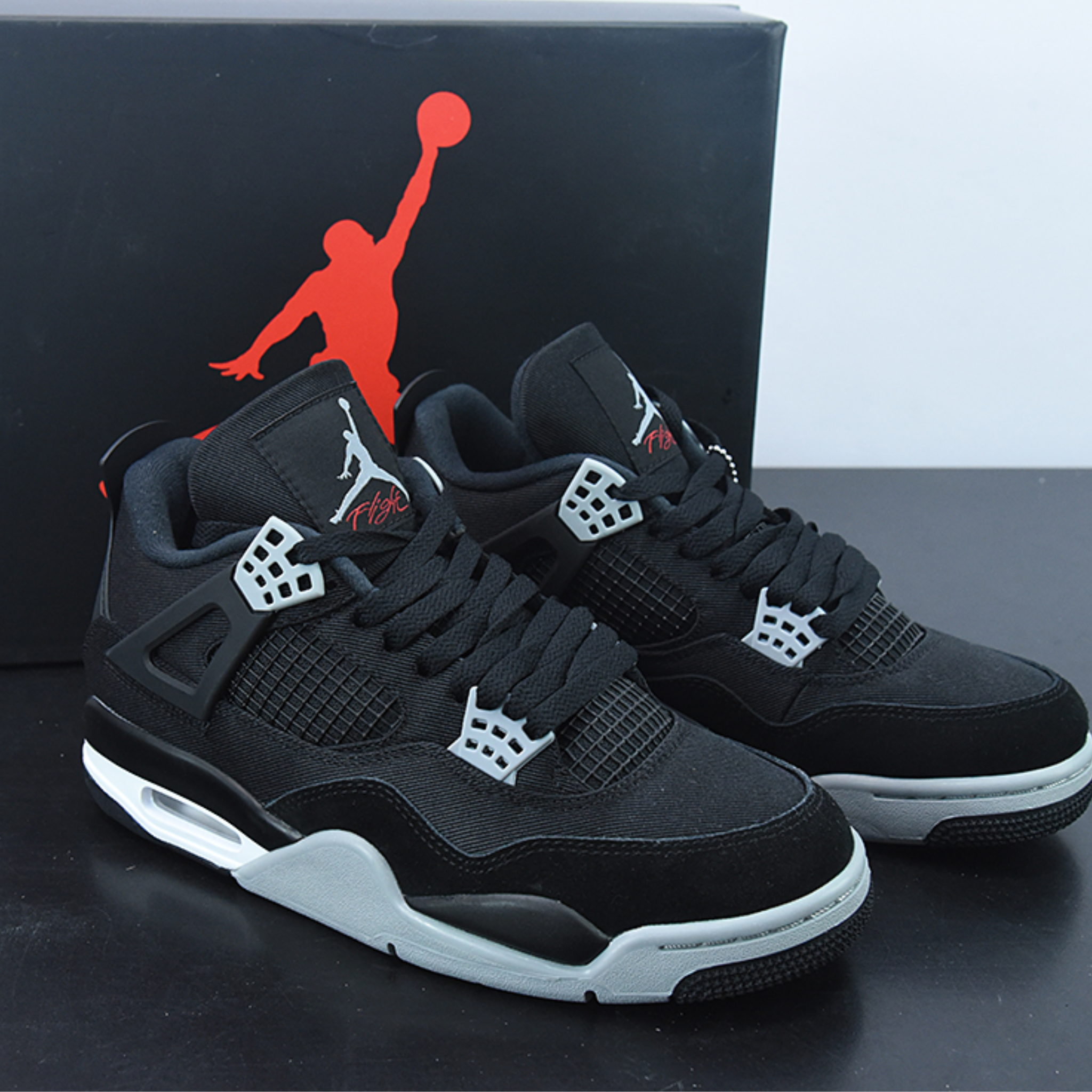 Nike Air Jordan 4 SE Black Canvas