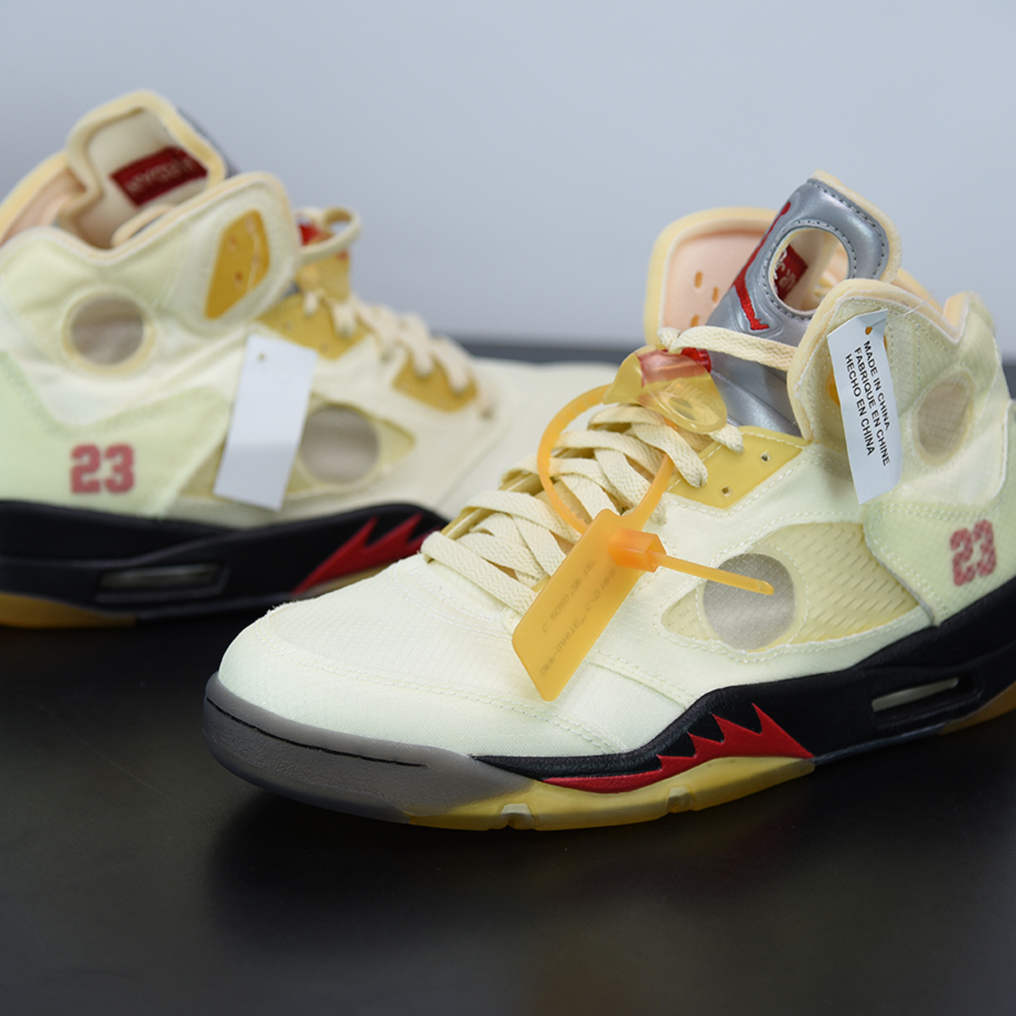 Off-White x Air Jordan 5 "Sail"