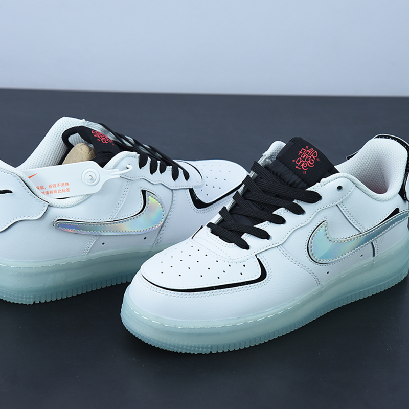 Nike Air Force 1 custom low white (Multi color splatter paint) 