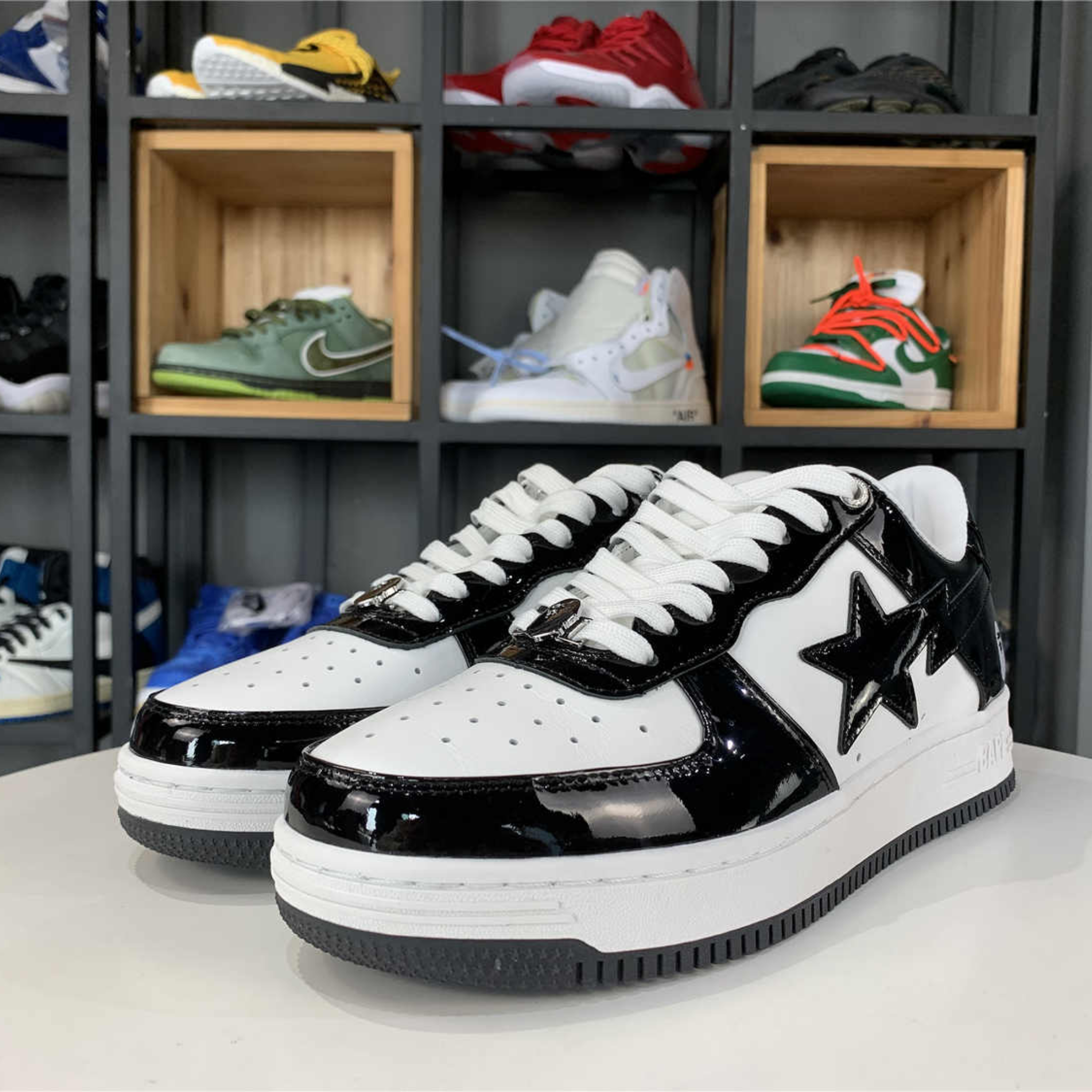 A Bathing Ape Bape Sta Low "Black"