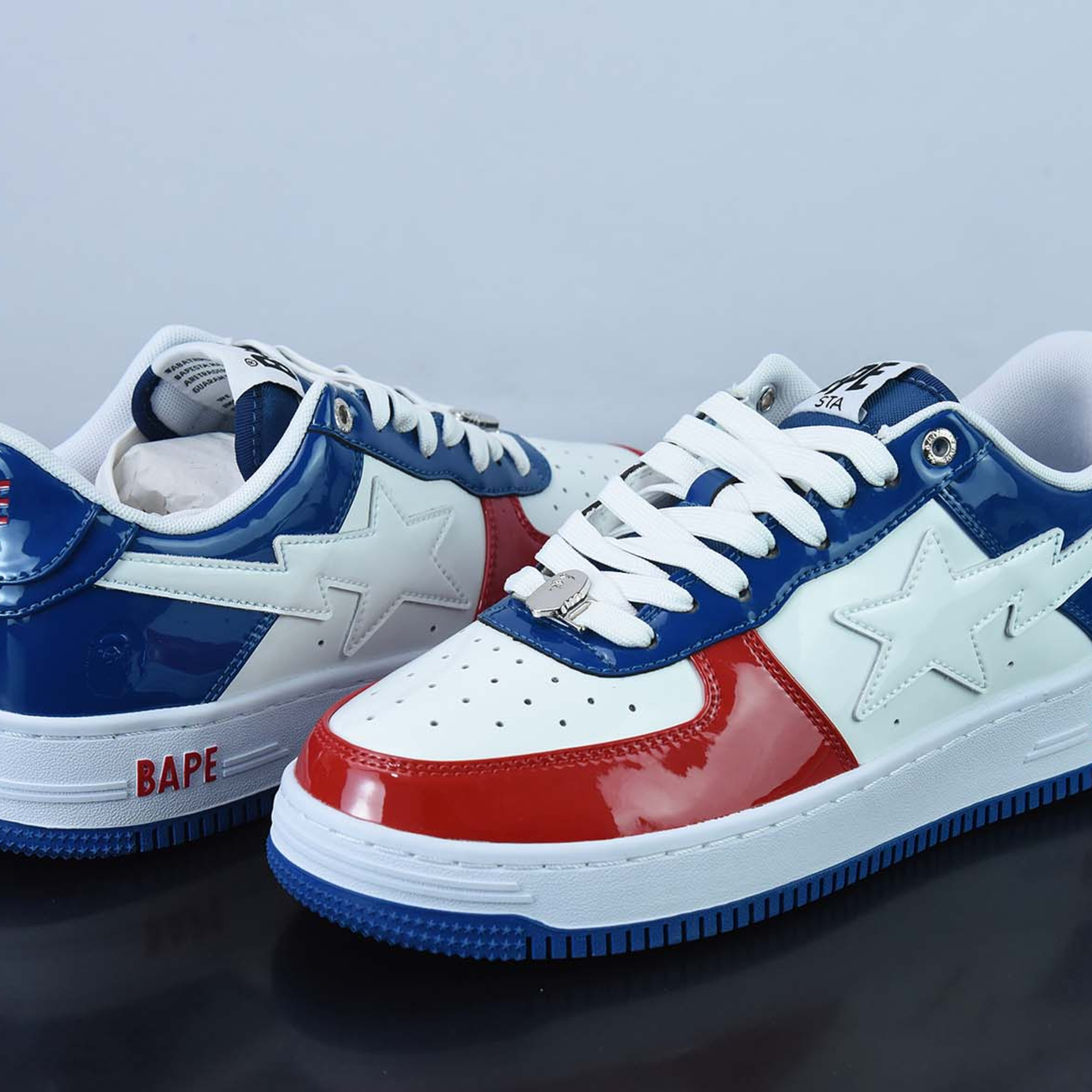 A Bathing Ape Bape Sta "Red/Blue/White"