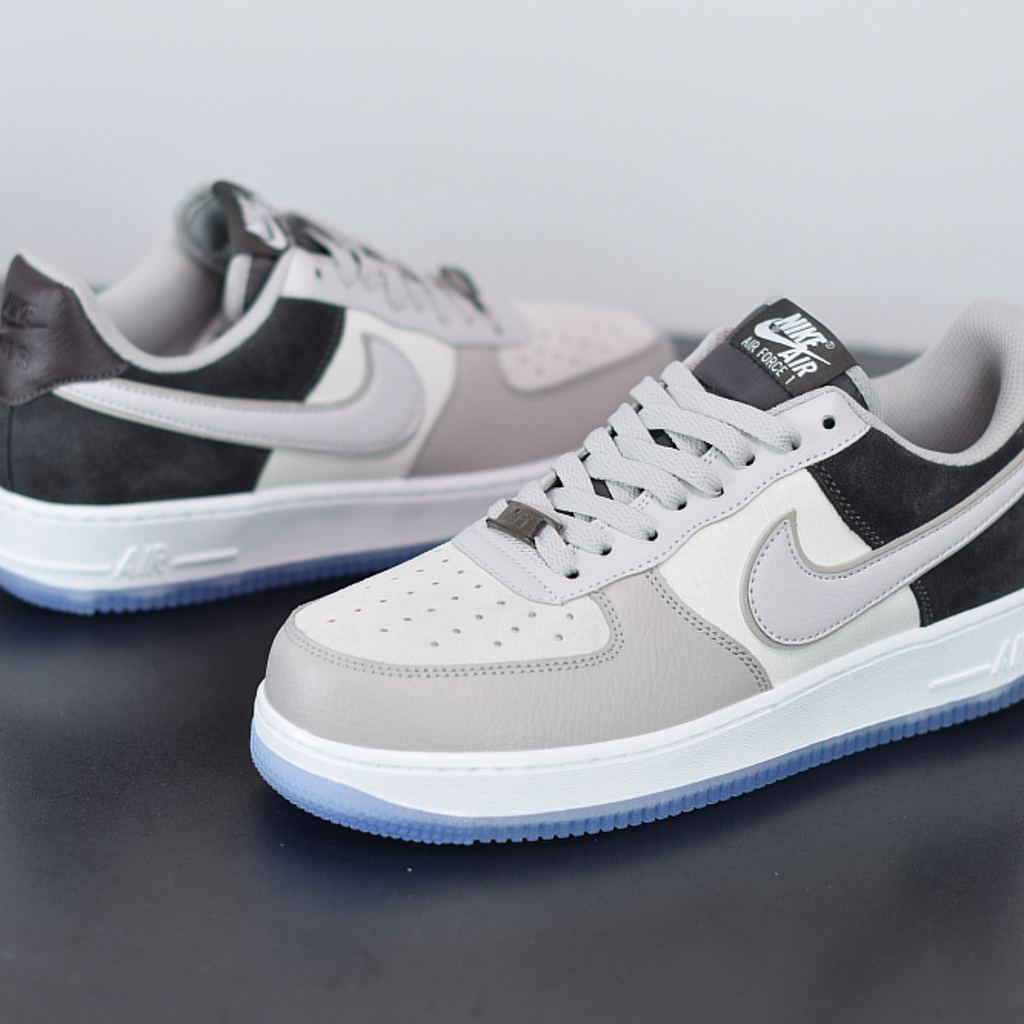Grey nike hot sale air force ones