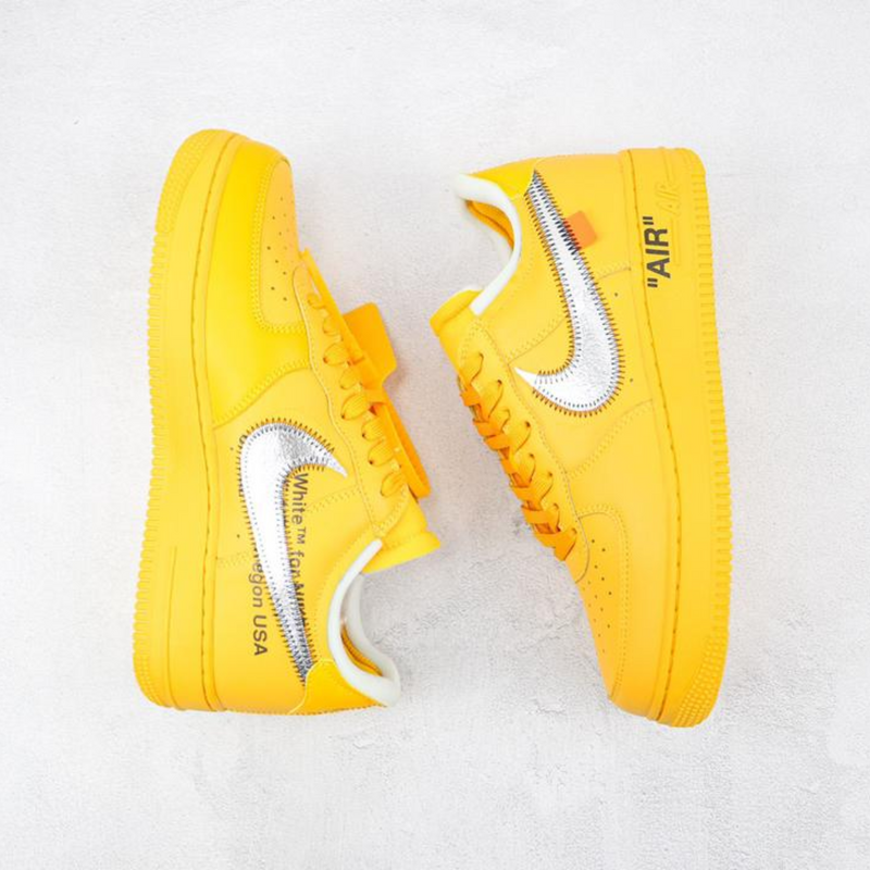 Off-White x Nike Air Force 1 "MCA Yellow"