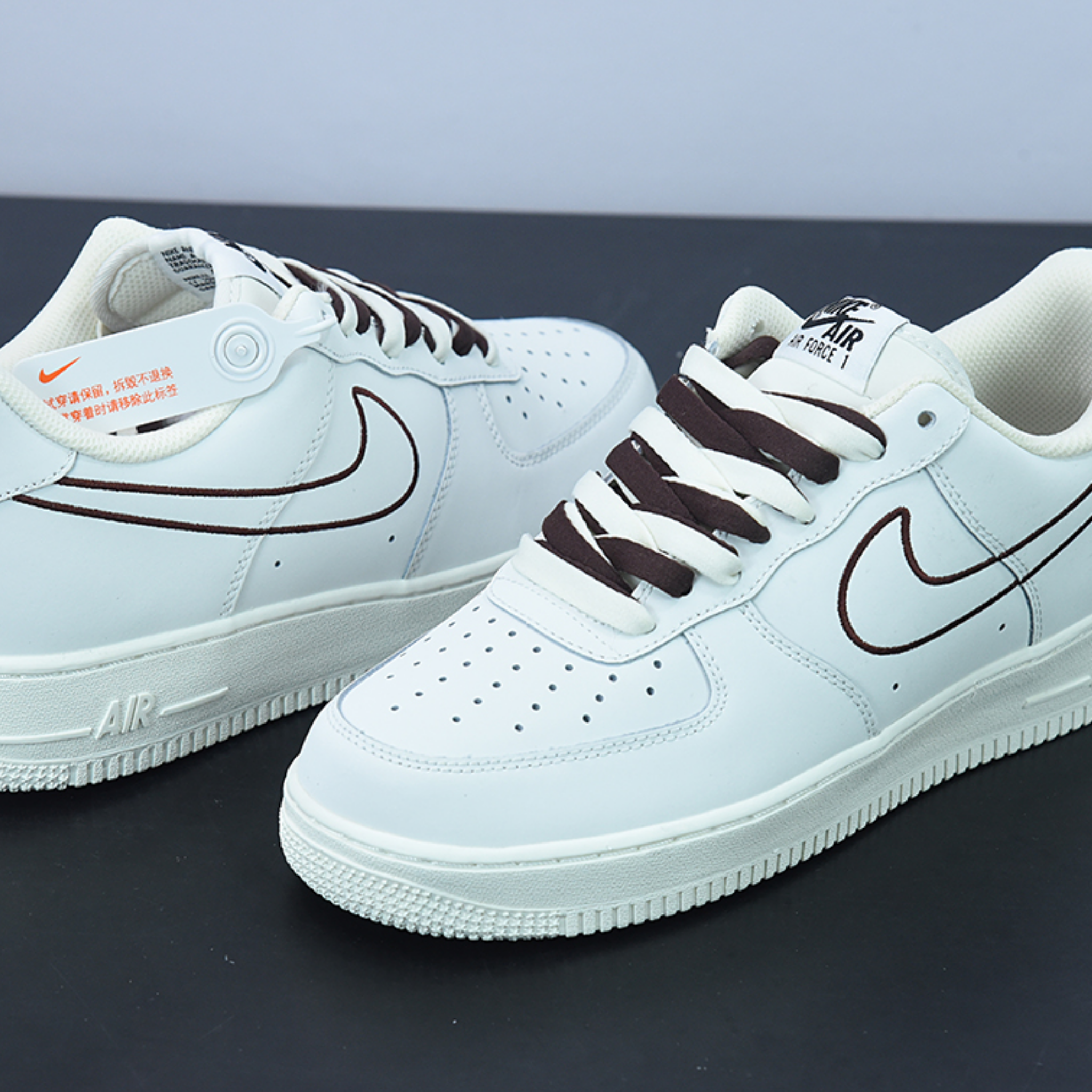 Nike Air Force 1 '07 "Blanc Casse Coffee"