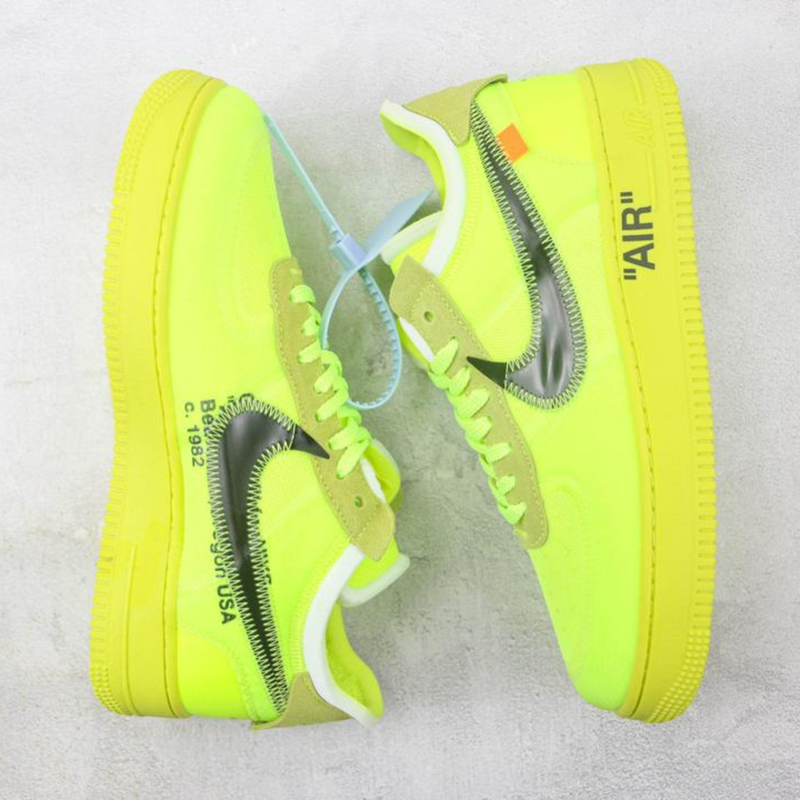 Off-White x Nike Air Force 1 "Volt"