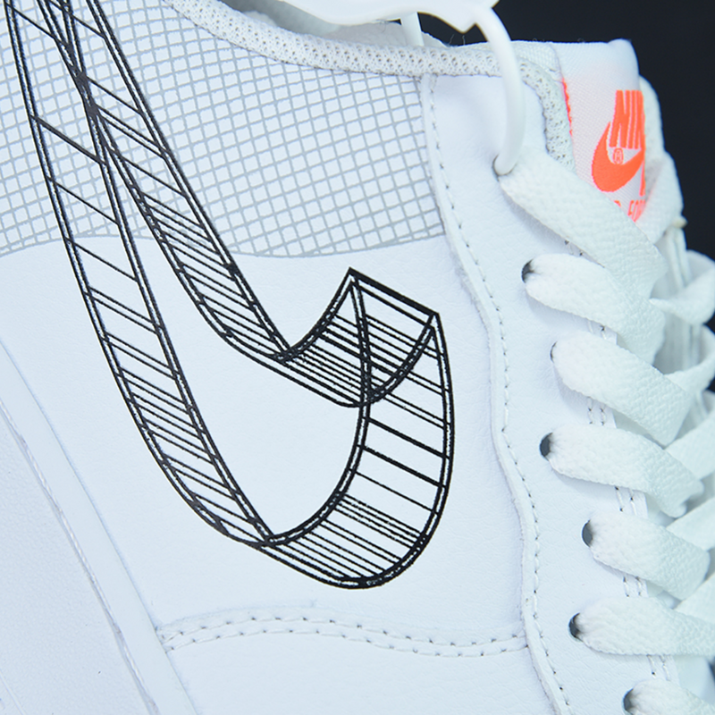 Nike air force sales one 3d swoosh