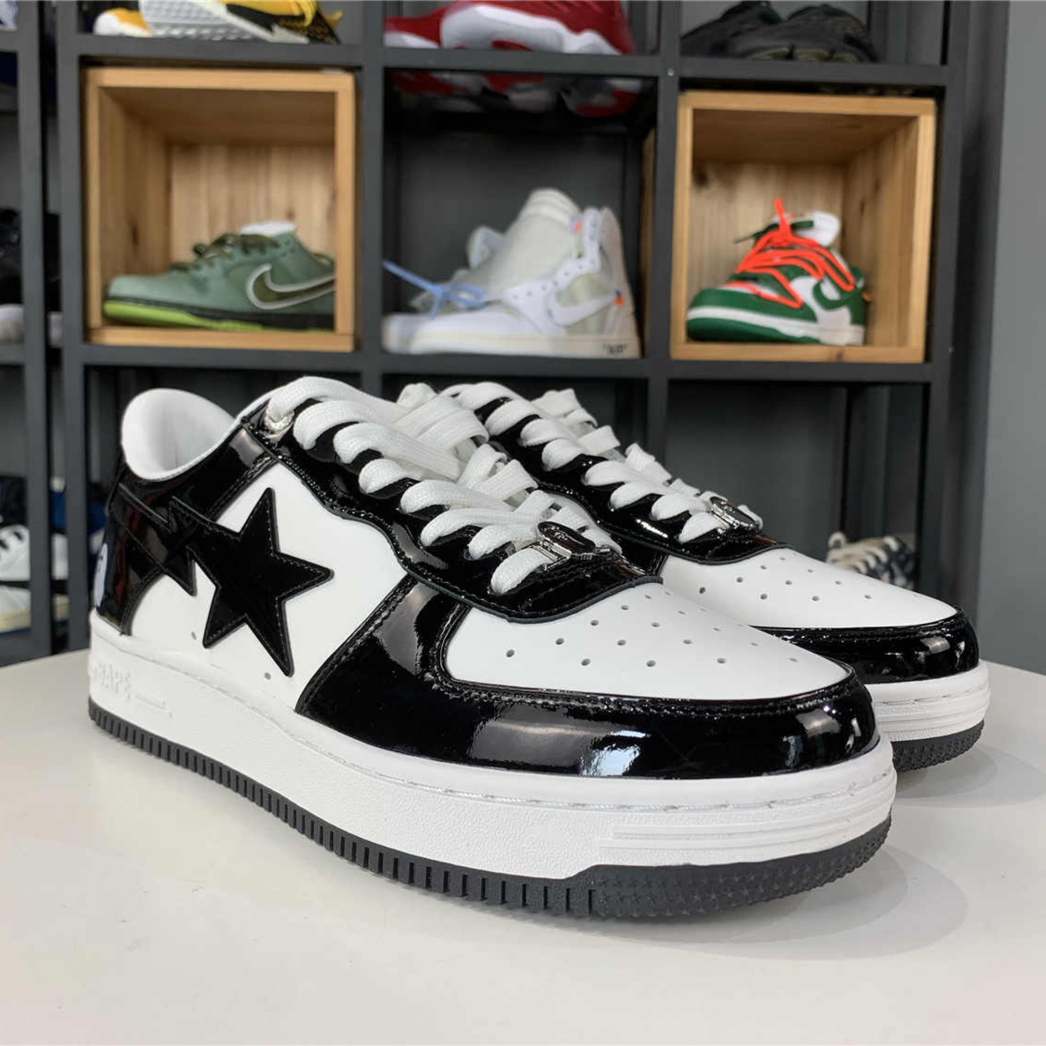 A Bathing Ape Bape Sta Low "Black"