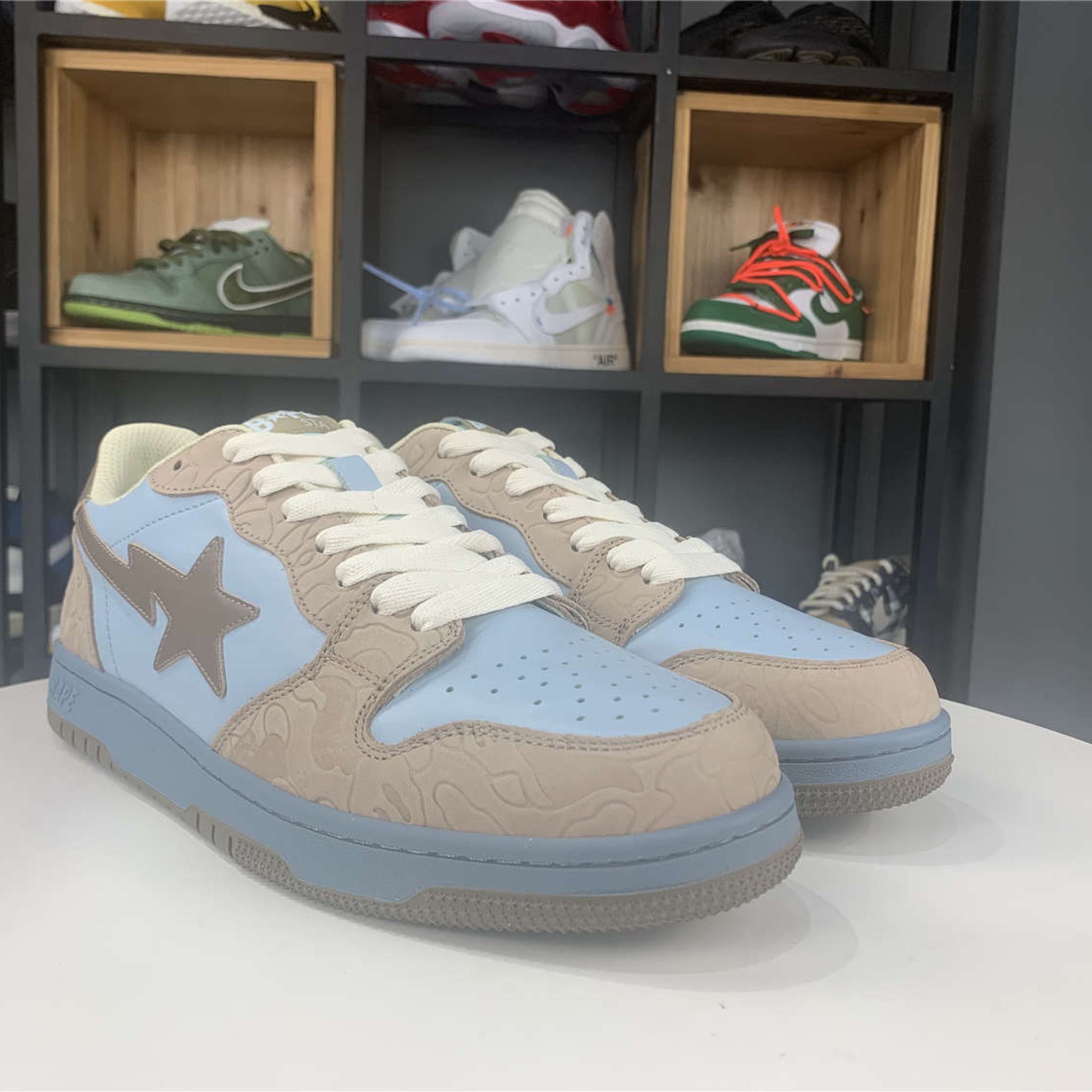 A Bathing Ape Court Sta "Beige"