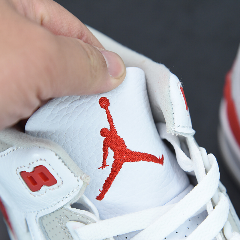 Jordan 3 tinker sale university red on feet