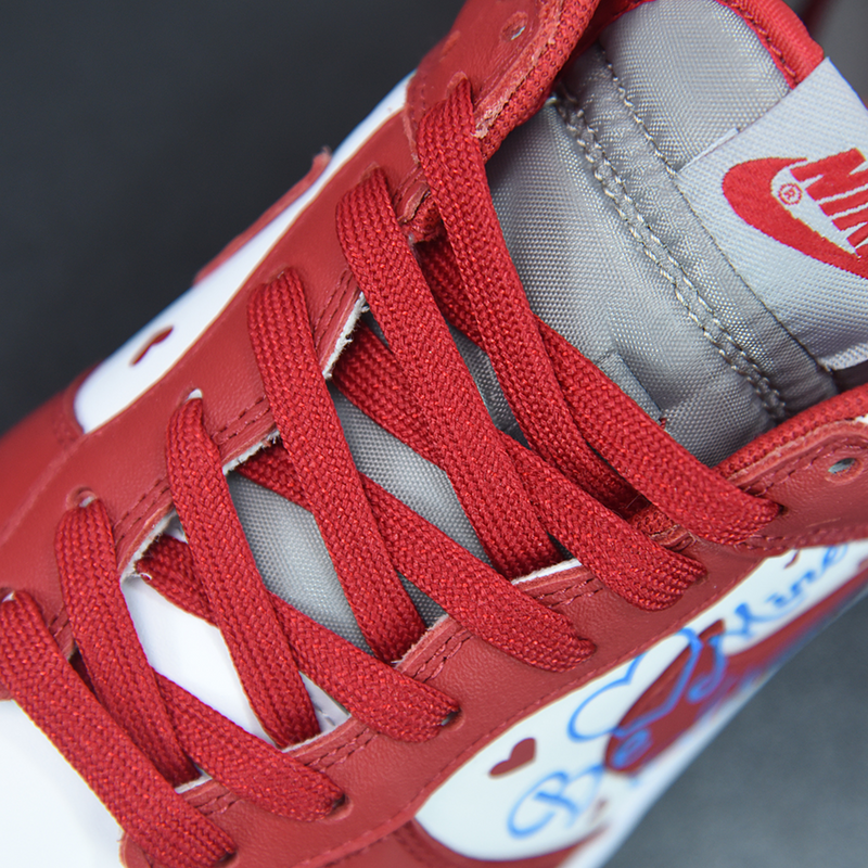 Nike Dunk Low Retro "Varsity Red Gris Moyen"