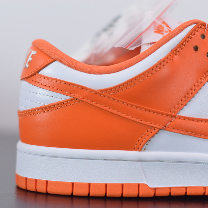 Nike sb dunk sales low orange white