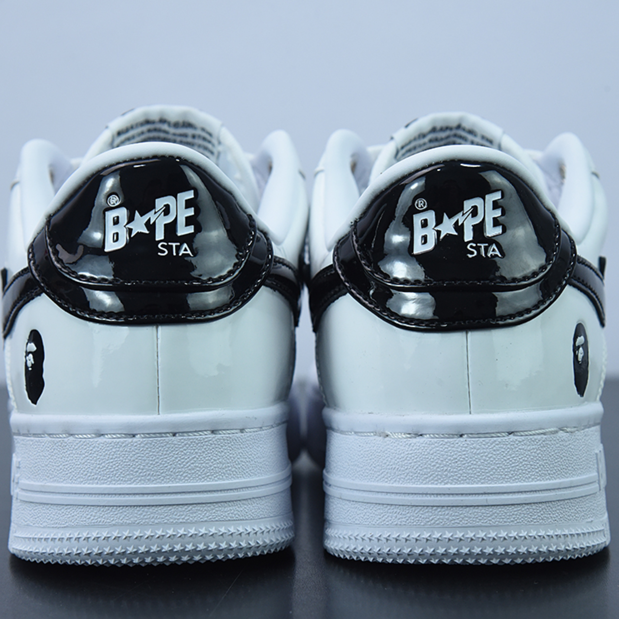 A Bathing Ape Bape Low "Black/White"