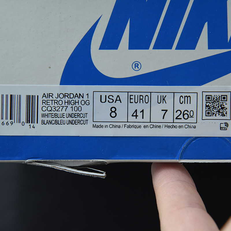 Nike Air Jordan 1 Low "White/Blue"