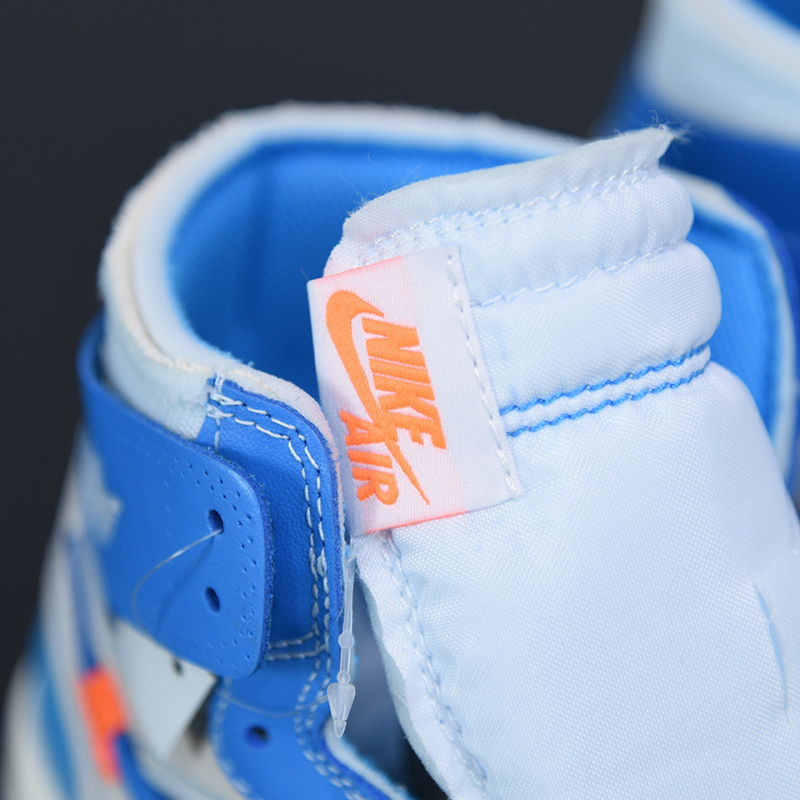 Nike off white air top jordan blue