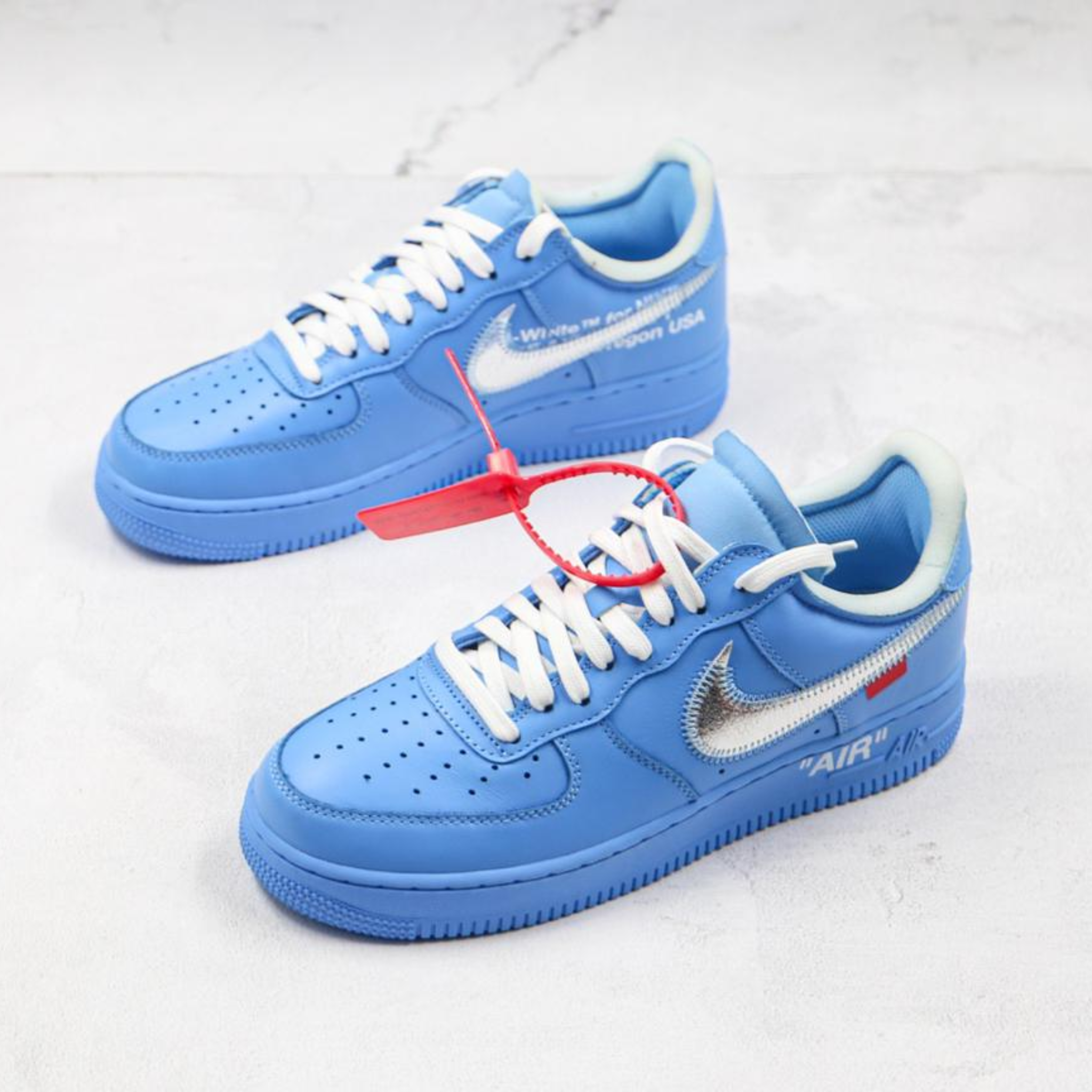 Off-White x Nike Air Force 1 "MCA Blue"