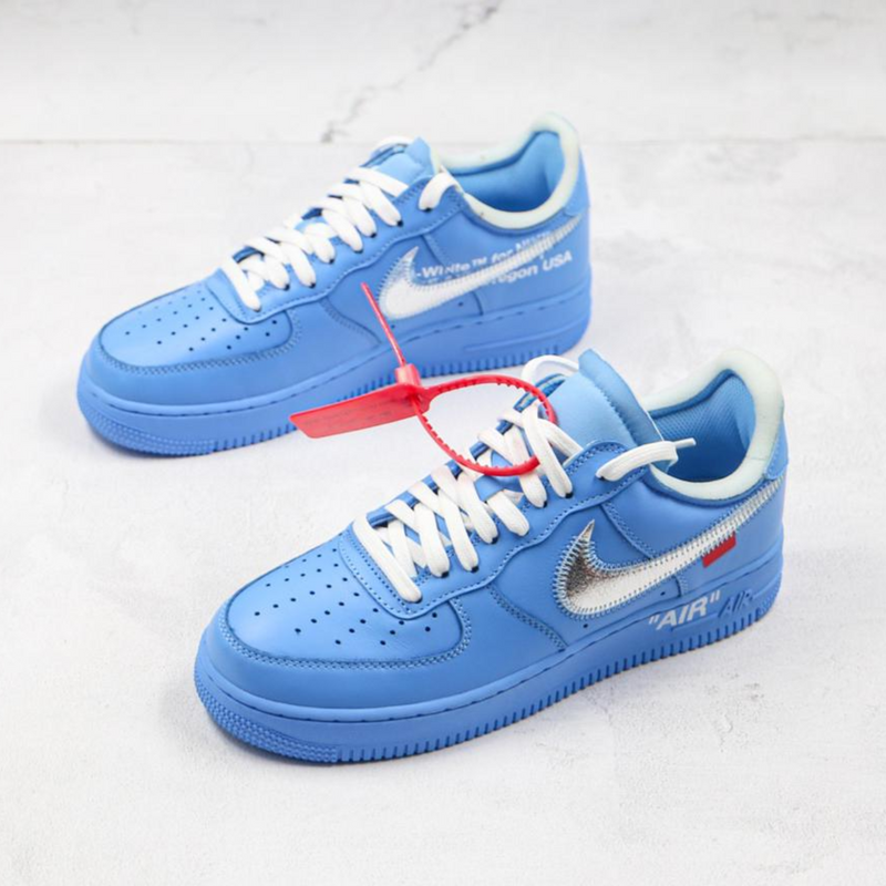 Off white x nike air deals force 1 mca blue restock