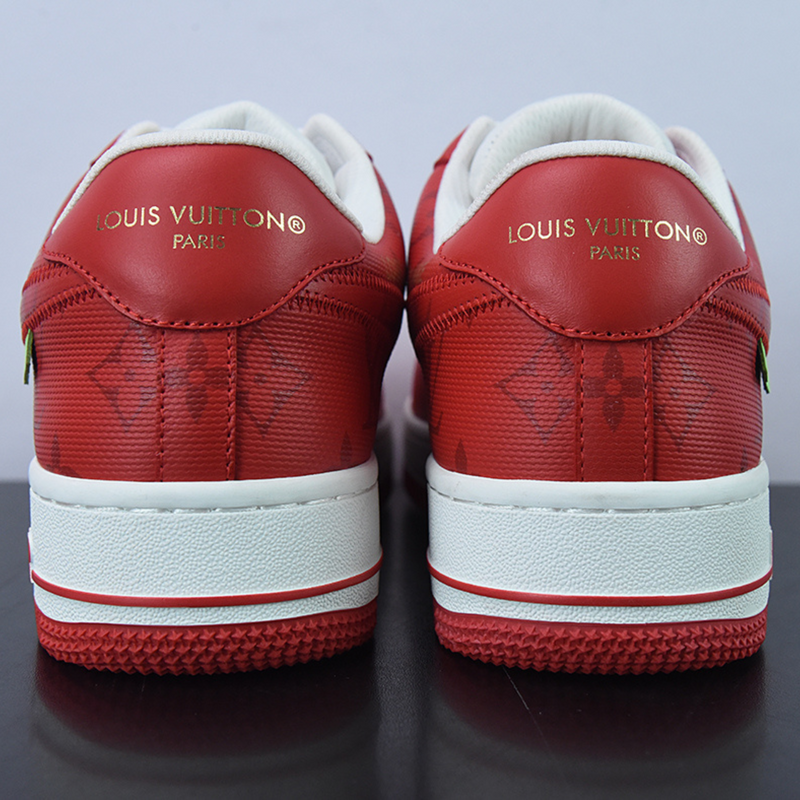Nike air force sales 1 red shoes