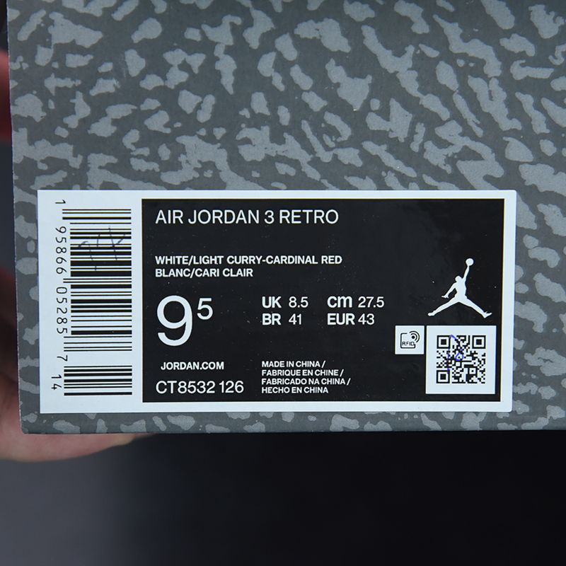 Nike Air Jordan 3 Retro "Katrina”
