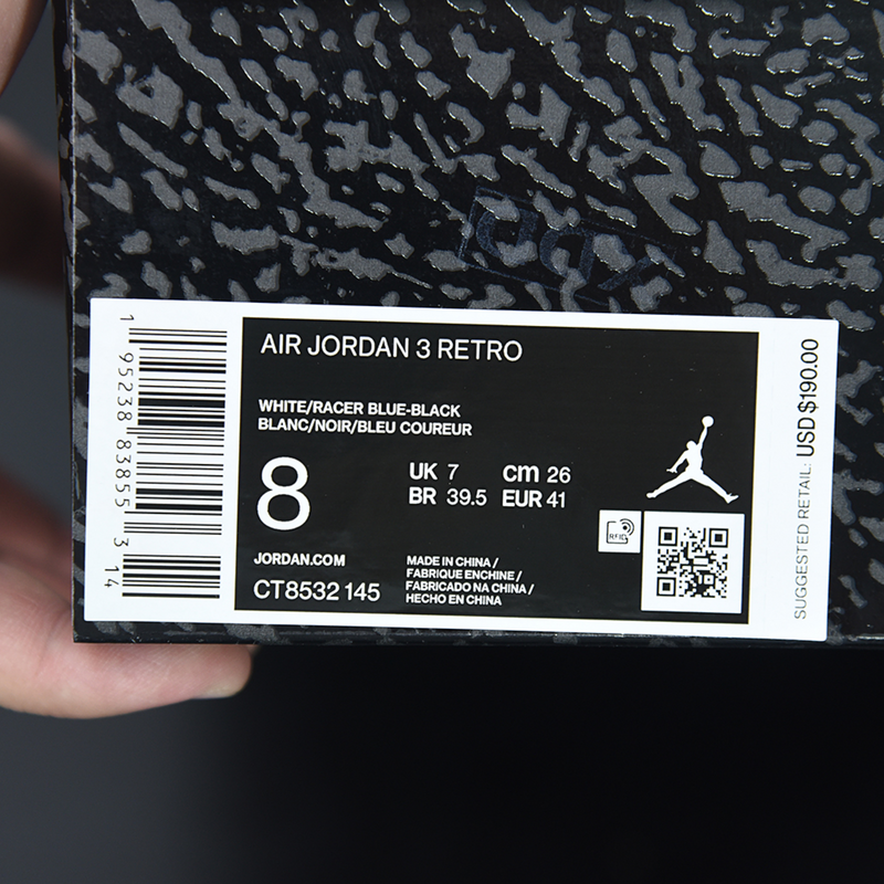 Nike Air Jordan 3 "Racer Blue"