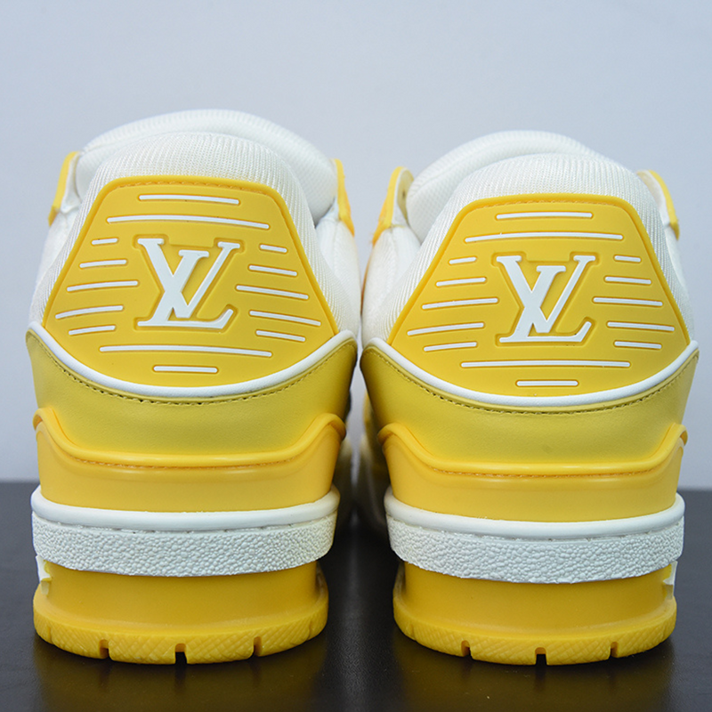 Louis Vuitton Trainer "Yellow White Monogram"