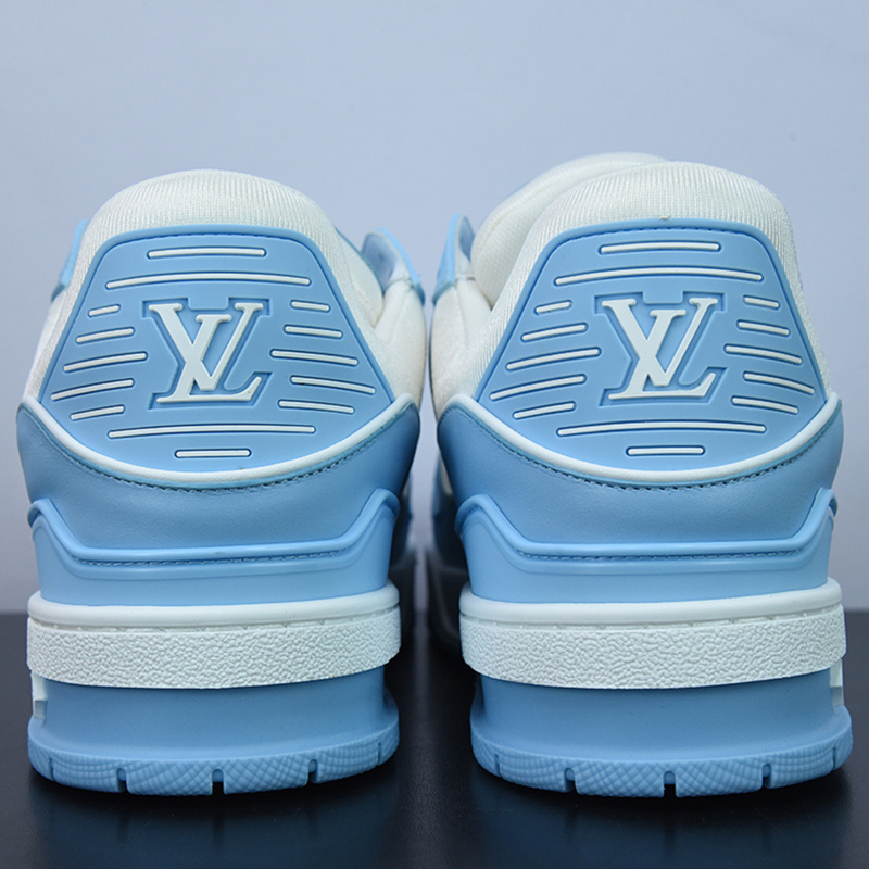 Louis Vuitton Trainer "Blue White Monogram"