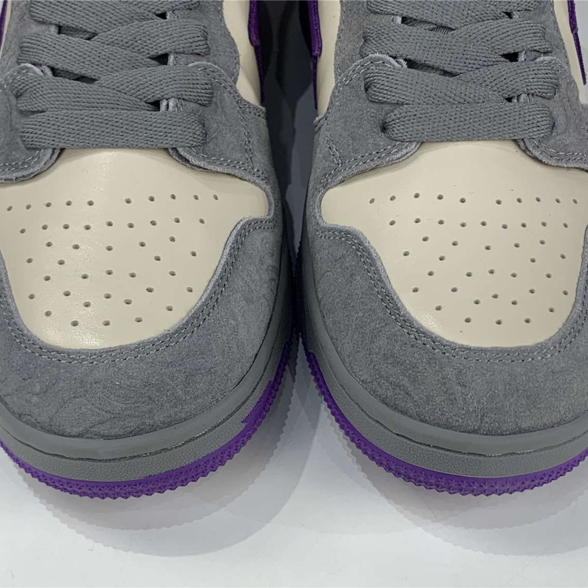 A Bathing Ape Court Sta "Mist Grey Royal Purple"