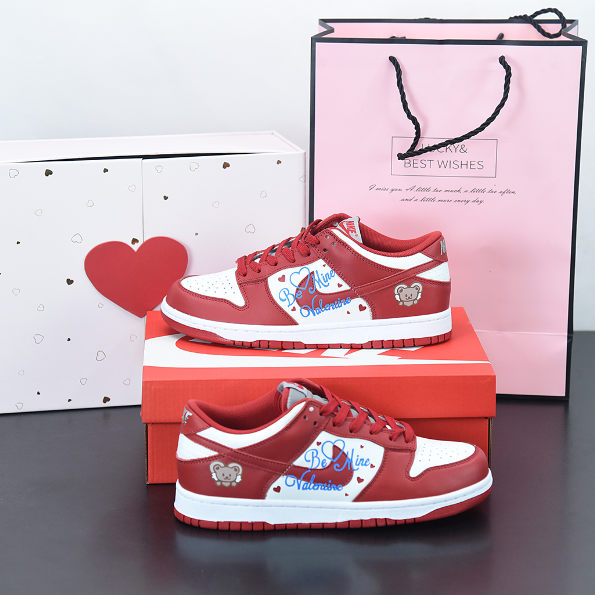 Nike Dunk Low Retro "Varsity Red Gris Moyen"