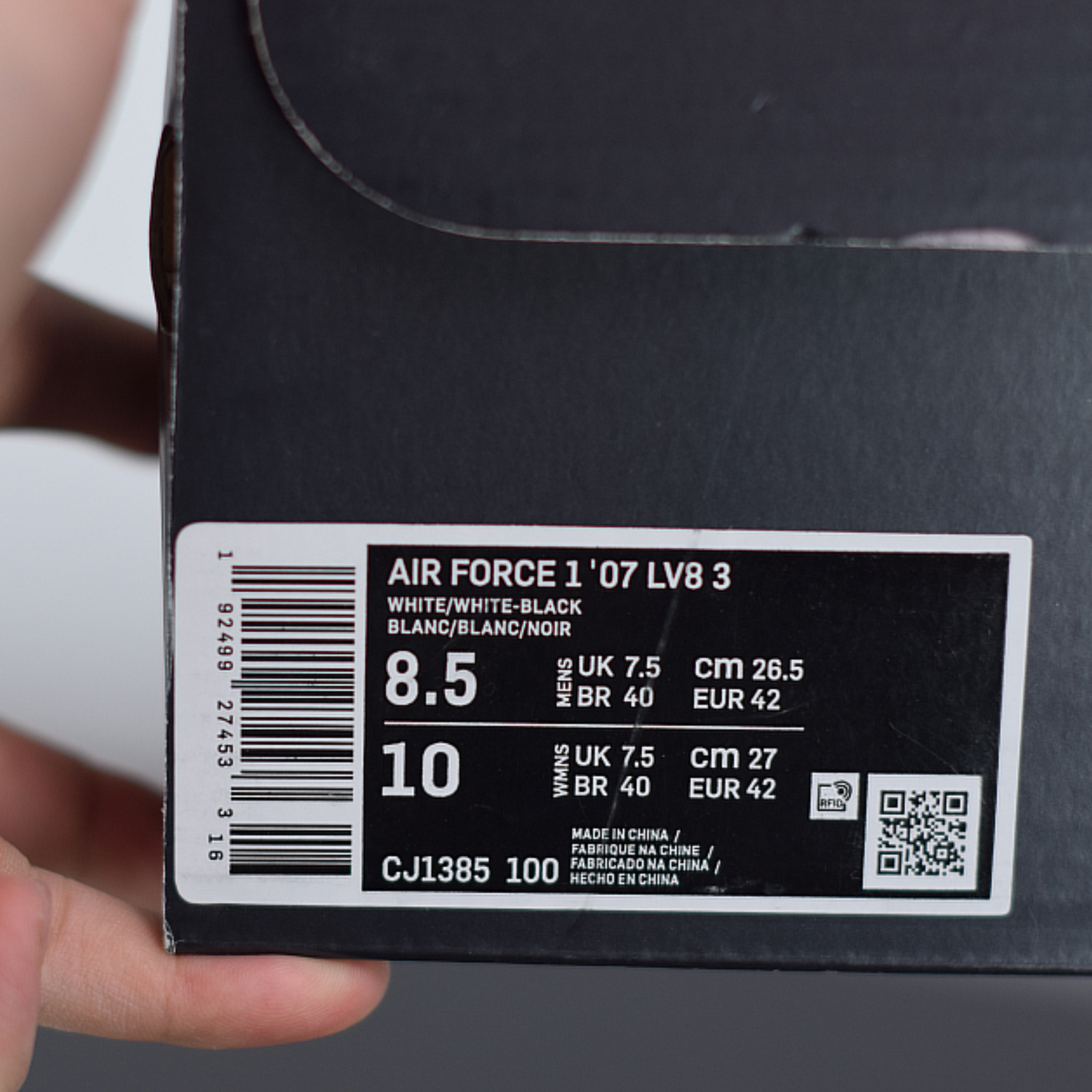 Nike Air Force 1 ´07 LV8 High "Black/White"