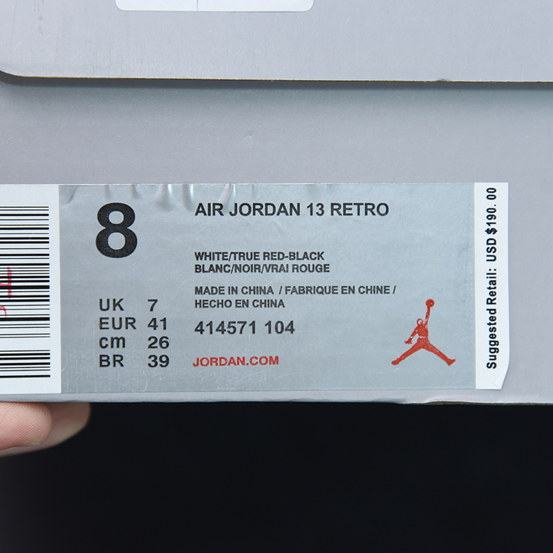 Nike Air Jordan 13 Retro "True Red Black"