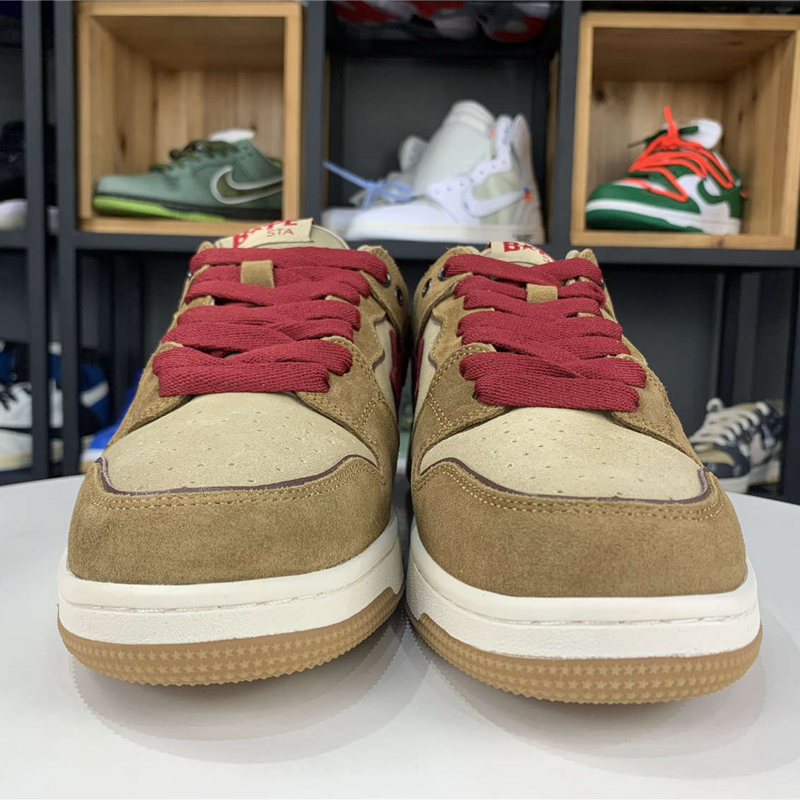 A Bathing Ape Sk8 Sta Wheat "Red"