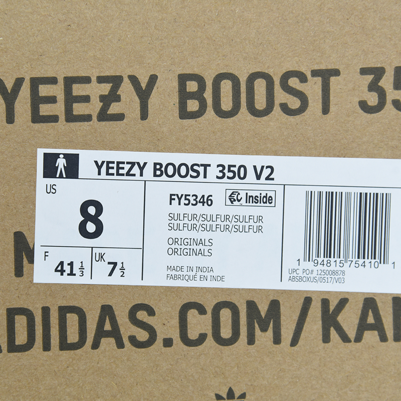 Adidas Yeezy Boost 350 v2 "Sulfur"
