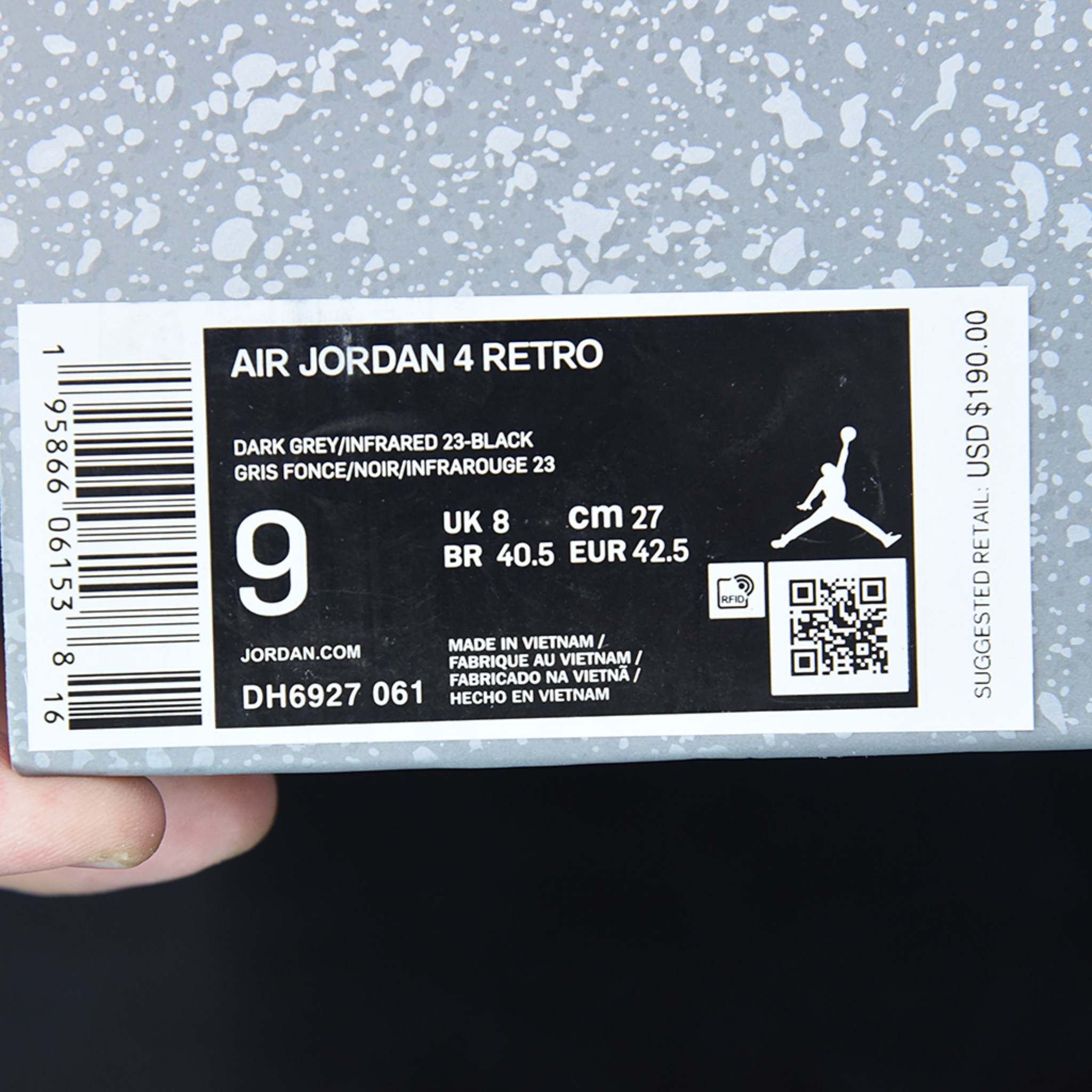 Nike Air Jordan 4 Rêtro "Infrared"