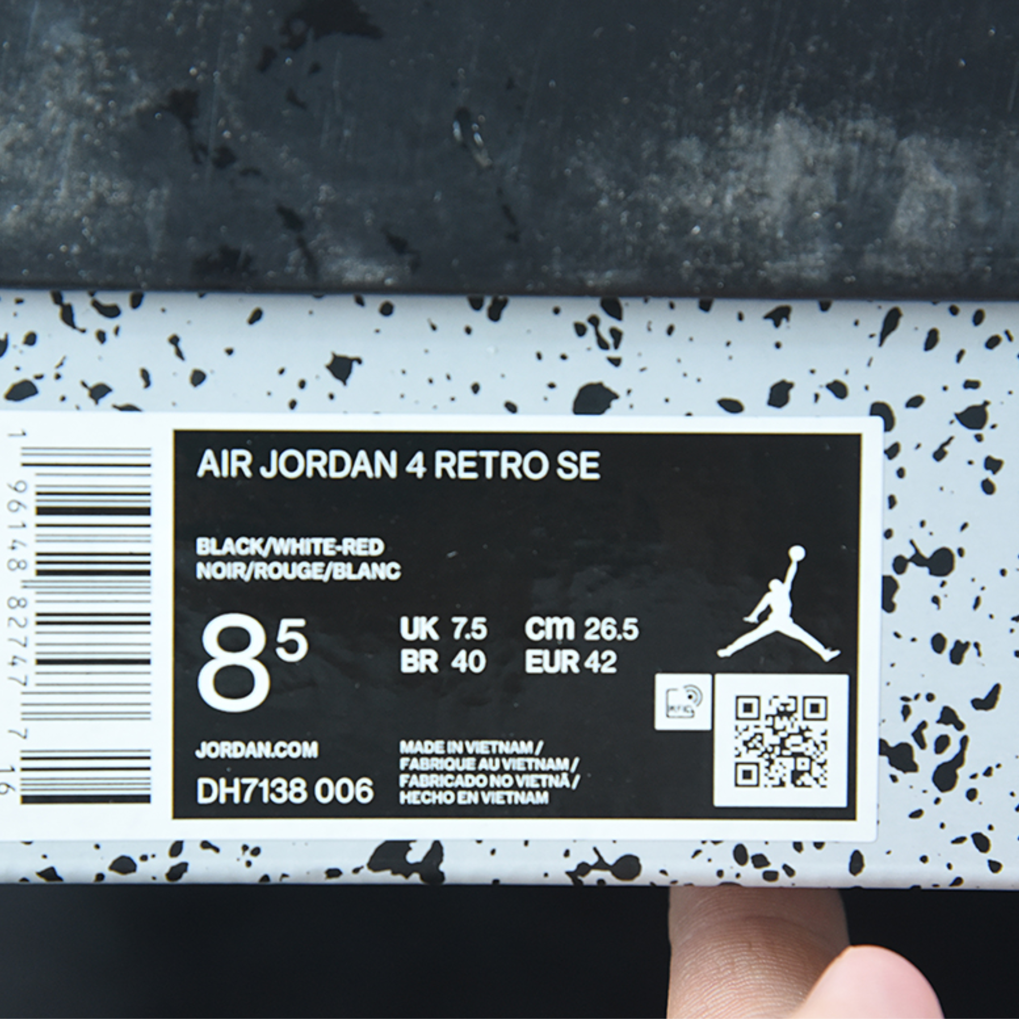 Nike Air Jordan 4 SE Black Canvas