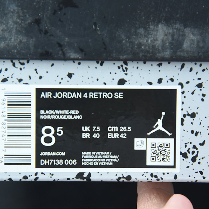 Nike Air Jordan 4 Rêtro "Rouge Blanc"