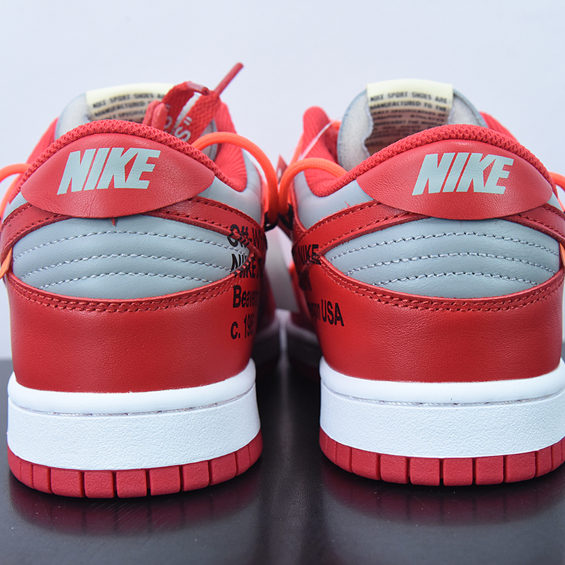 Off-White x Nike Dunk Low "University Red"