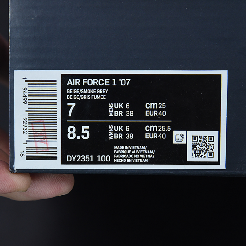Nike Air Force 1 '07 "Smoke Gray"