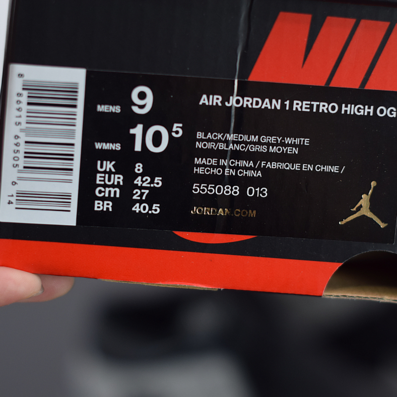 Nike Air Jordan 1 Retro High OG "Shadow"(2018)