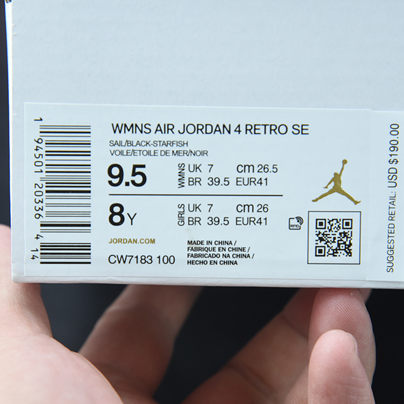 Nike Air Jordan 4 Rêtro "Starfish"